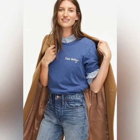 J.Crew “Ciao Baby” tee style AG839 Size XL EUC - Picture 2 of 8